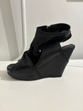 S/S 2012 Rick Owens Peep Toe Wedges