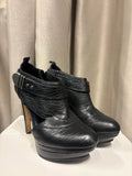Diesel Delilah Leather Ankle Heels