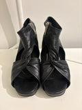 S/S 2012 Rick Owens Peep Toe Wedges