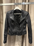 BCBG 100% Lamb Leather Jacket