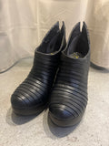 Irregular Choice Black Wooden Heels