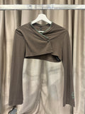 Cop Copine Brown and Green Bolero R