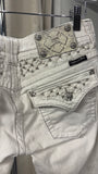 White Miss Me Flare Jeans