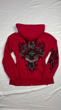 Y2K Harley Davidson Zip Hoodie