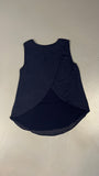 Silver Stripe Drape Backing Tank C