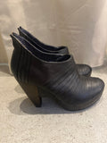 Irregular Choice Black Wooden Heels