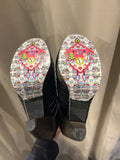 Irregular Choice Black & Wooden C