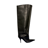 Balenciaga 'Waders 90' Leather Knee High Boots
