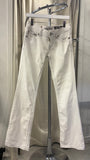 White Miss Me Flare Jeans