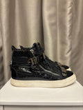 Giuseppe Zanotti Patent Leather High-Top Sneakers