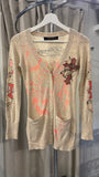 Rare Y2K Ed Hardy "Love" Wool Cardigan Sweater Dress