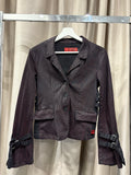 Tripp Nyc Pinstripe Bondage Blazer