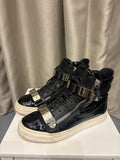 Giuseppe Zanotti Patent Leather High-Top Sneakers