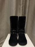 Black Studded Ugg Style Boots