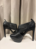 Diesel Delilah Leather Ankle Heels