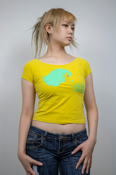 Jean Paul Gaultier Yellow Graphic Baby-tee
