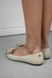 Diesel Ballet Flats With Spiked Bow Detail