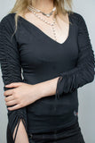 Roberto Cavalli Ruched Top