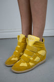 Mustard Sketcher Wedge Sneakers